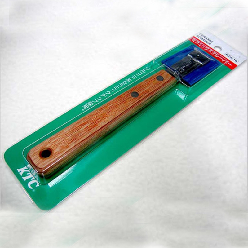 KZ1-22木柄不锈钢刮刀22mm KTC汽保修整磨光汽车发动机表面清洁