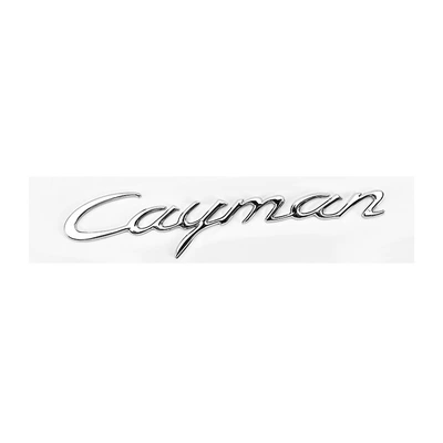 Car logo | Taycan logo executive - bright-silver-cayman