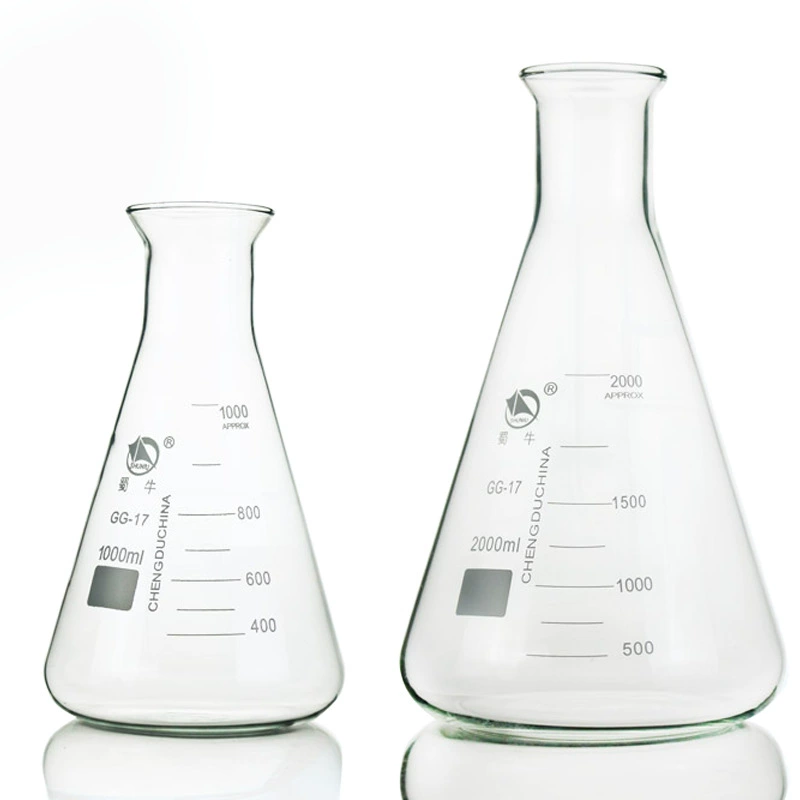 Shu Niu треугольная колба 1000 мл открытая треугольная колба Заводские Волосы с высоким боросиликатным колоколом коническая колба 1 л