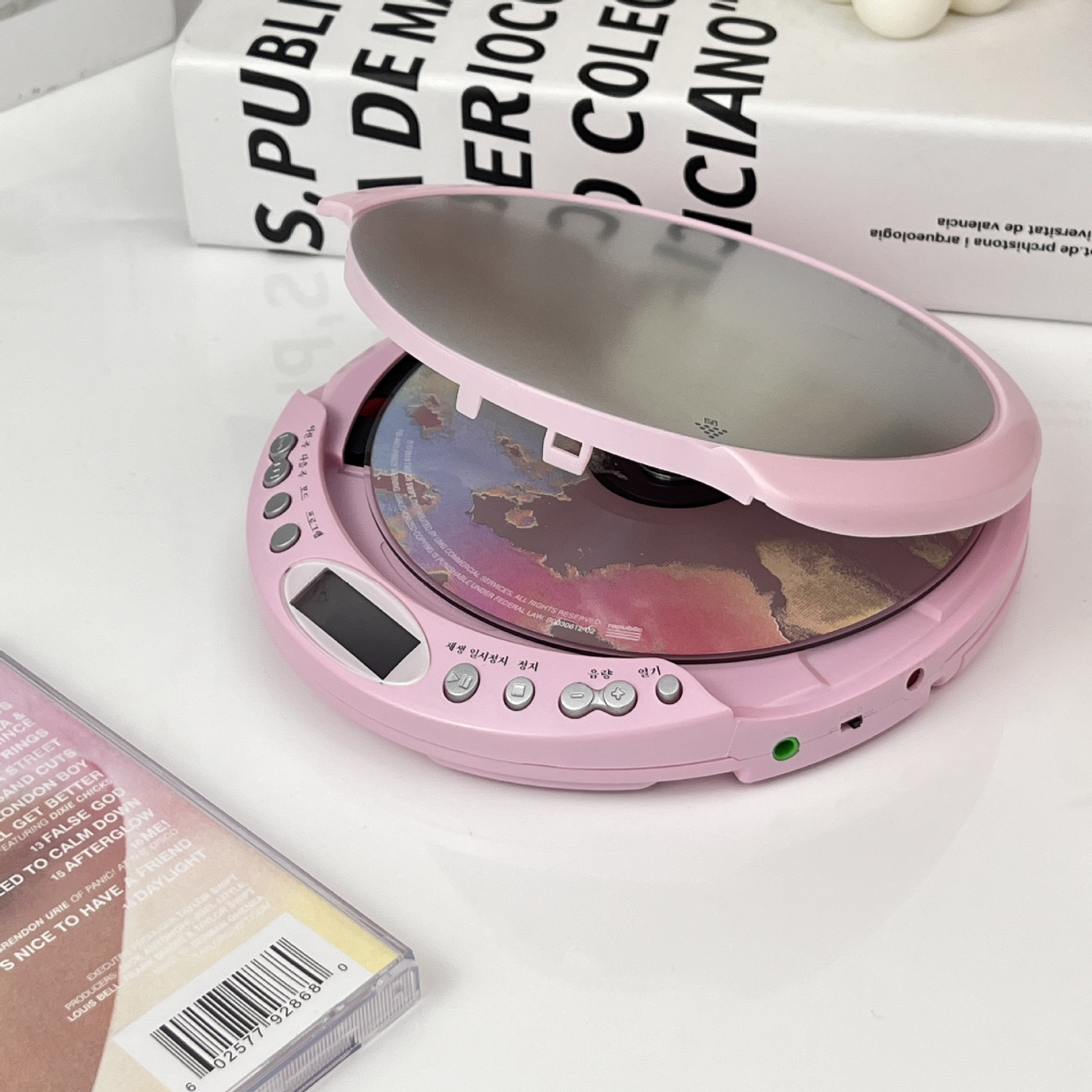 クロスボーダーミニポータブルCDプレーヤー英語ウォークマンビデオプレーヤー学習機Bluetoothマシン出生前教育機