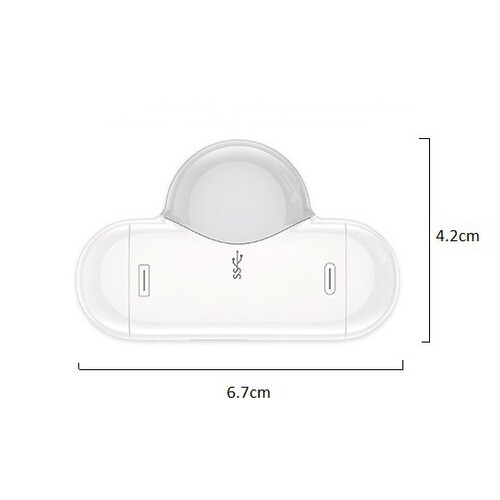 Magnetic card reader suitable for iPhone/Type-C/USB computer Android tablet SD/TF OTG card reader