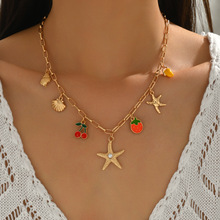 �W���羳�Ʒ�����ׁ��L���Һ��Ƕ������Ů������Ͱ�necklace