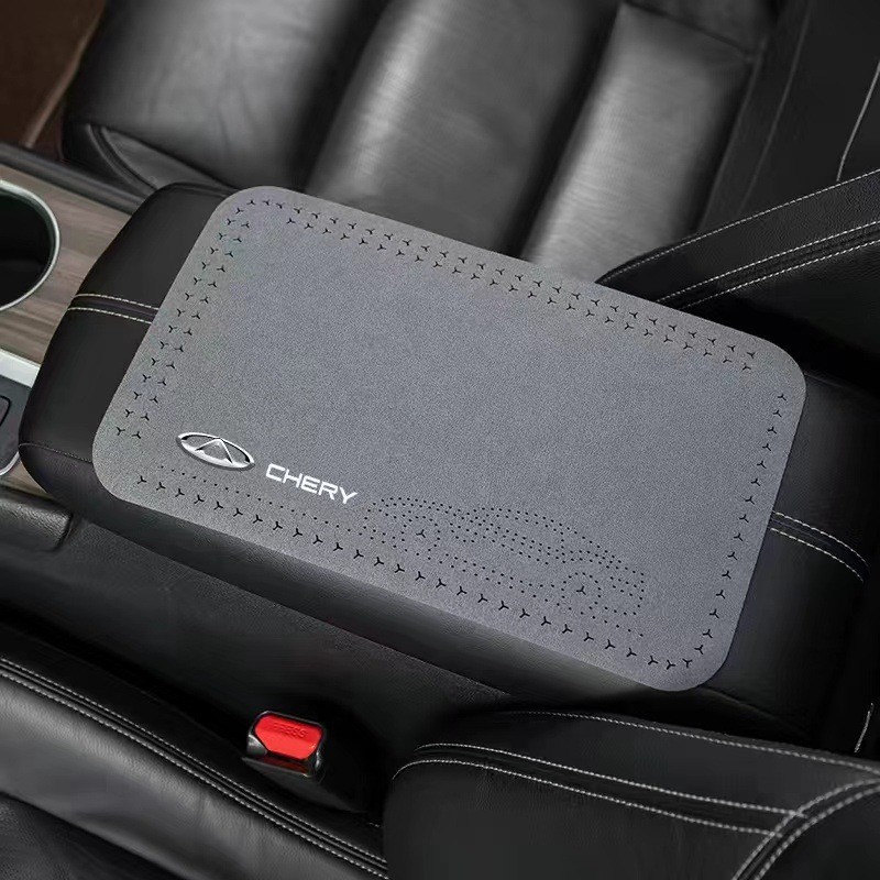 Universal – Center Console Elbow Armrest box pad - chery-calm-gray-1-piece