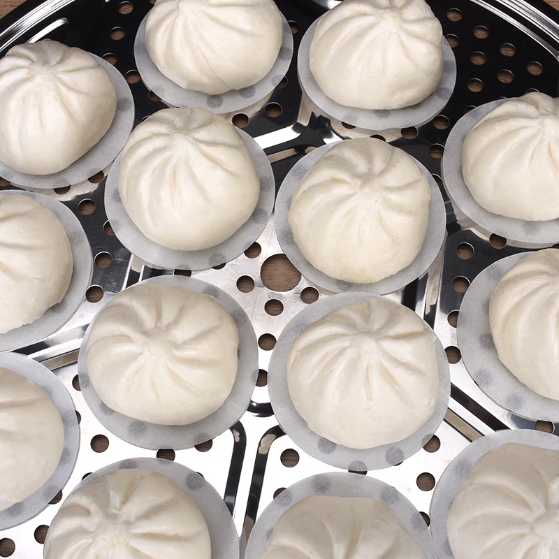 Thickened bottom paper non-stick steamed buns Steamed bread pad paper baking oil paper snacks oil paper takeout coffee beverage impermeable paper