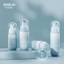 现货100ml120ml150ml厚壁乳液护肤品包装瓶白色补水喷雾按压瓶子