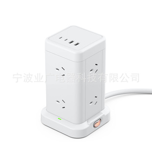 2024 New Private Model Factory Direct Sales Australian Standard Vertical Multi-Function Socket with USB Tower Plug Australian Jack
