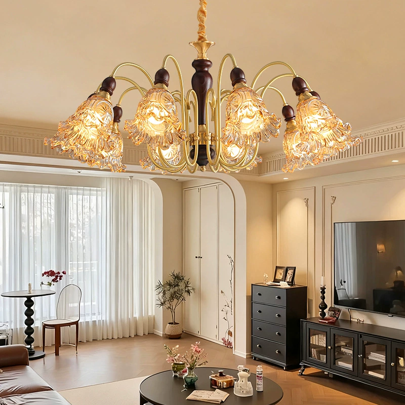 Design retro ceiling lamp for living room for bedroom, french style