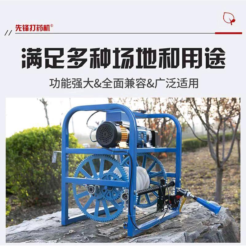 电动打药机双电机智能自动收放管48V-60V通用高压喷雾器农用新式