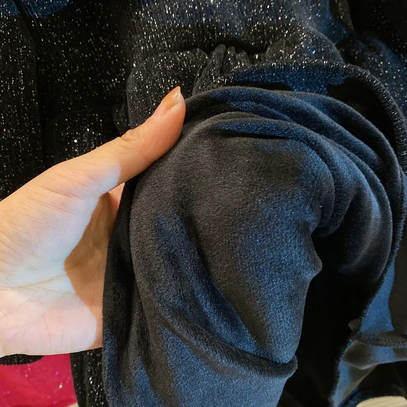 Christmas Girls' Clothing Winter Women's Treasure Gift Bowknot Chenille Princ Sparkling Temperament Dr New Year_voghion.com