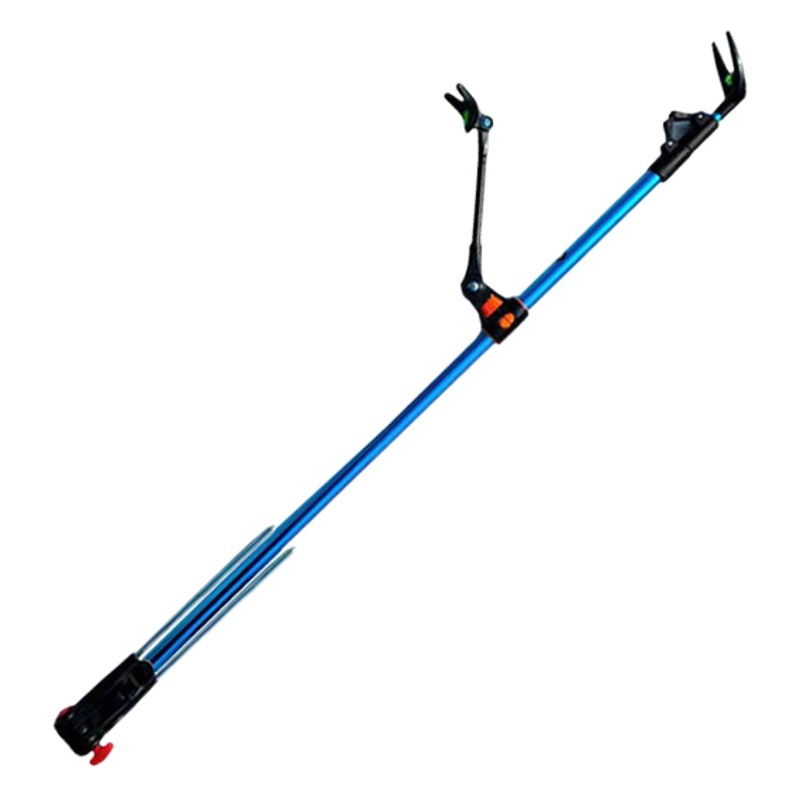 Aluminum Alloy turret bracket thickened fishing rod bracket with ground plug dual-use fishing bracket fishing gear supplies wholesale