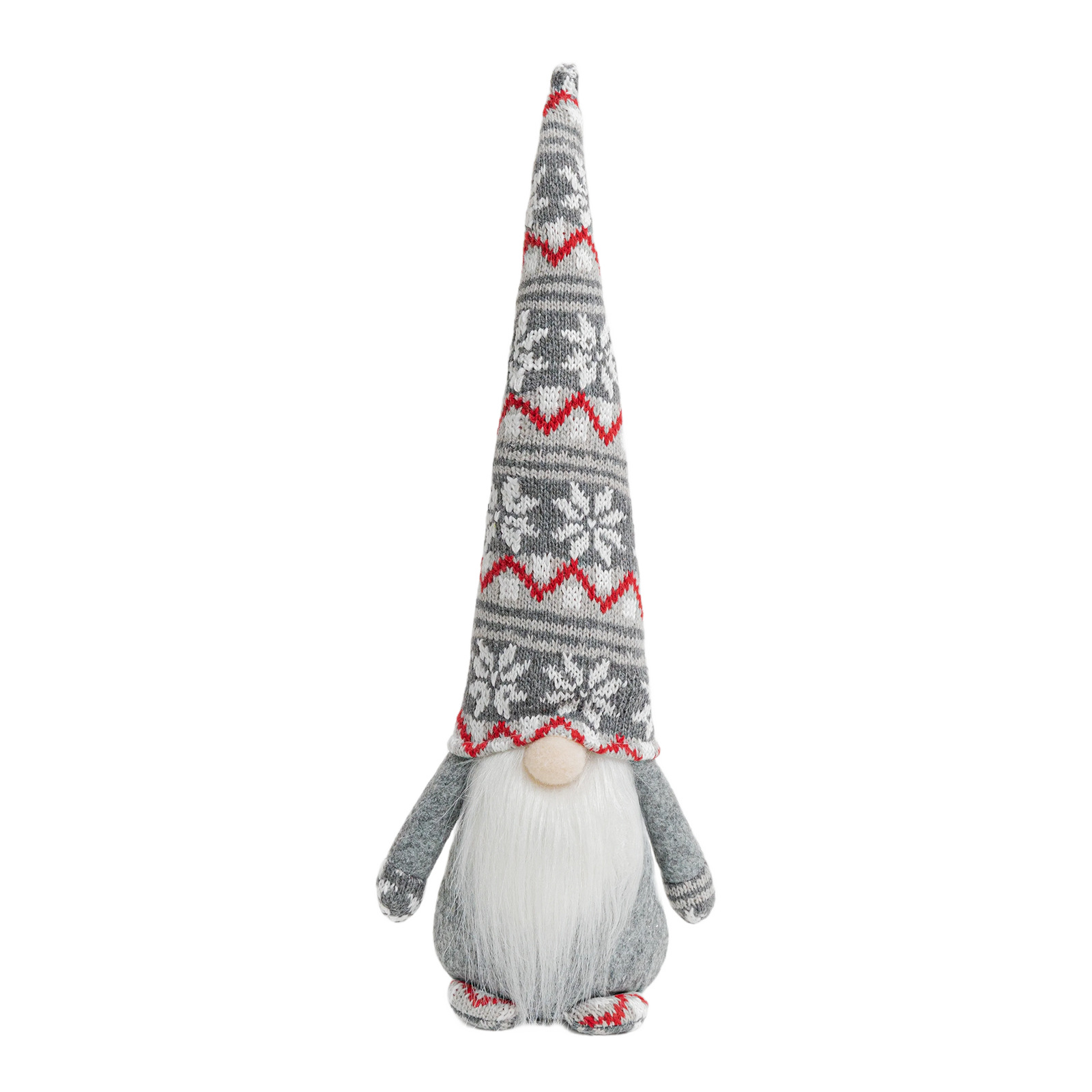 Navidad transfronteriza muñeca sin cara de punto gorro de copo de nieve encantador duende enano Rudolph muñeca decoración