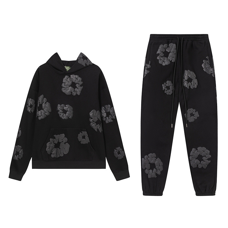 Denim Tears Cotton Wreath Set 2-Piece Black