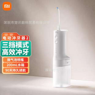 Mijia Electric Dental Puncher 2 Portable Tooth Washing Artifact Nozzle Oral Cleaning Stone Water Dental Floss Special for Orthodontics