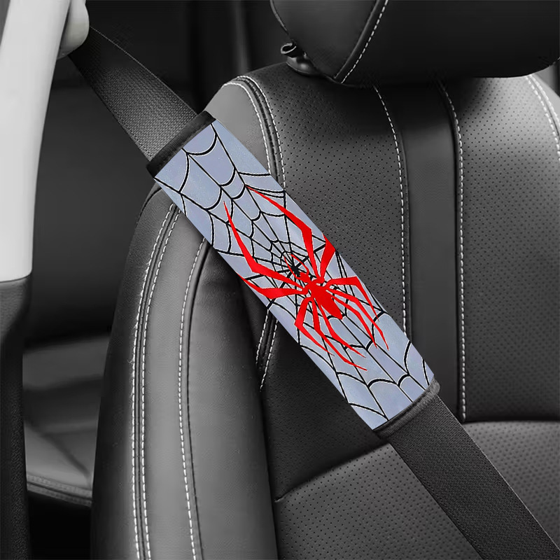 Protector de Hombro para Cinturón Set de 2 Piezas de Poliéster Suave para Auto