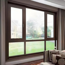 广州白云断桥铝窗户封阳台封窗隔音窗双层中空玻璃平开窗外开窗