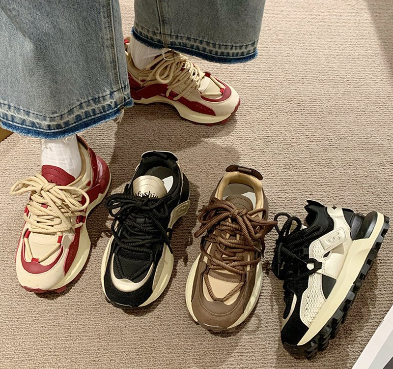 Versatile Women's Dad Running Shoes With Thick Soles And Comfort_voghion.com