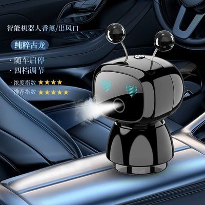 Car Robot Aromatherapy New Air Conditioning Outlet Decoration Men's Special Fragrance High-End Car Perfume Men (Car Perfume Aromatherapy) - upgraded-model-air-outlet-robot-cologne