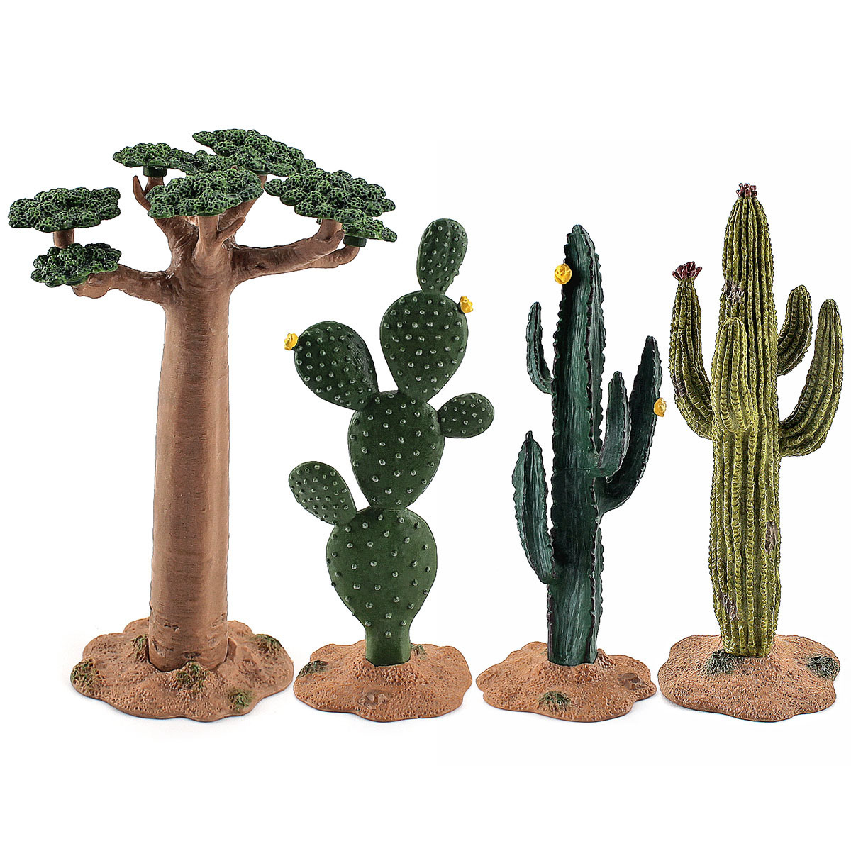 Amazon micro planta tropical escena mesa de arena decoración simulación árbol mono pan árbol cactus modelo juguete