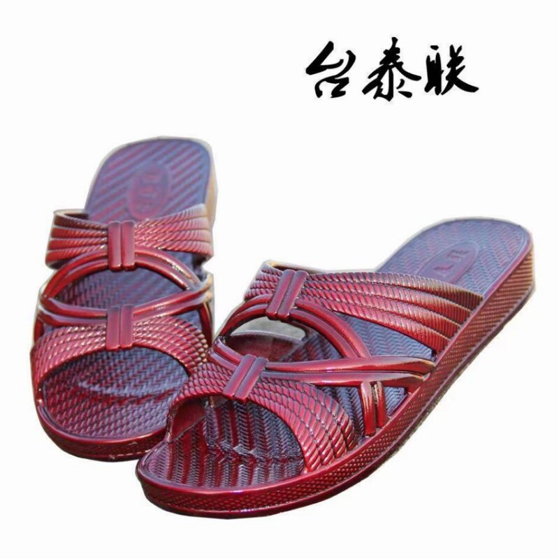 Grandma's Shoes Women's Summer Home Indoor Retro Old-Fashioned Women's Oil Slippers Soft Sole Comfortable No Free Shipping