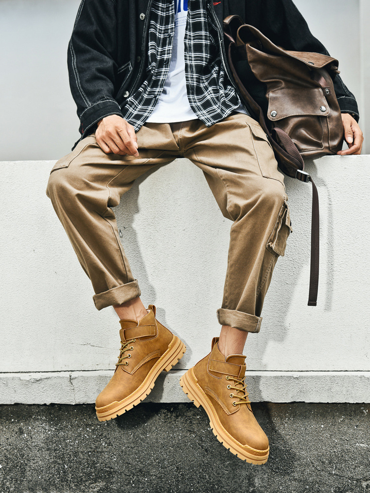 Die neuen Freizeit-Arbeitsschuhe von Zhongbang können nicht in faule große gelbe Stiefel getreten werden_voghion.com