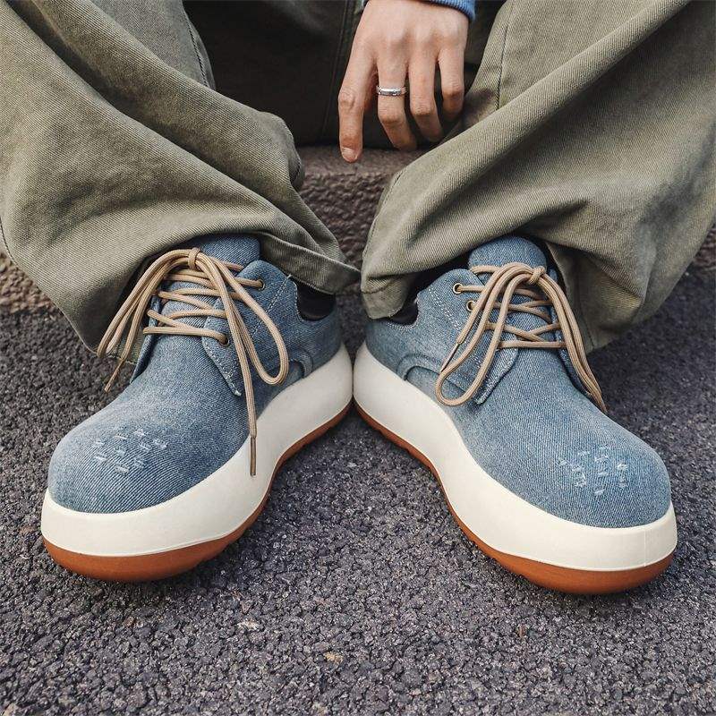 Chaussures Derby Paris ShoeVault pour homme, nouvelles chaussures élégantes en cuir Q, semelles épaisses, gros orteils, version coréenne, polyvalentes_voghion.com