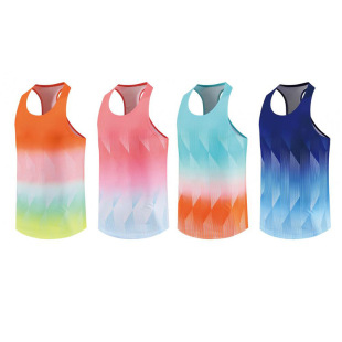 Racing Marathon Vest for Men and Women, Physical Examination, Professional Fitness Running, Sleeveless Quick-Drying Clothing, Sports Meeting Track and Field Clothing