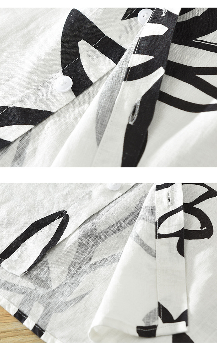 Floral Linen Shirt 6