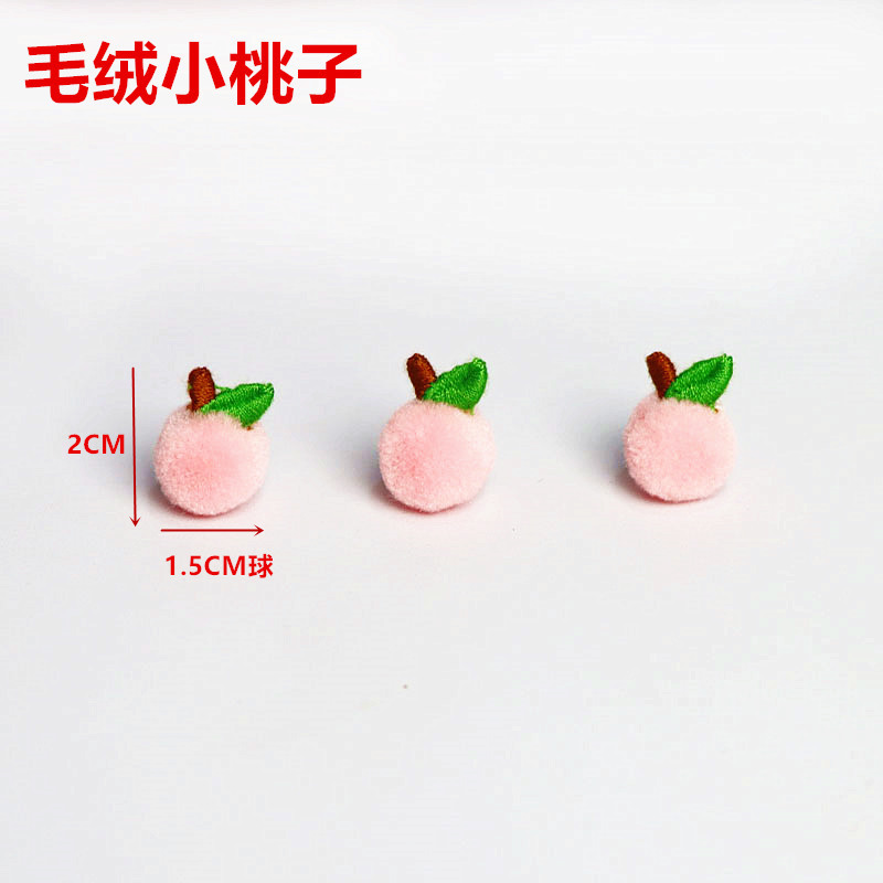 Cereza de la abeja Accesorios bola pelo terminado 3D animal dibujos animados joyería horquilla conejito