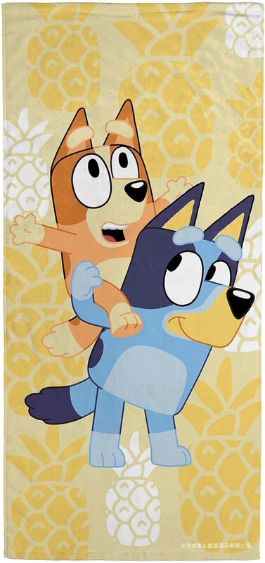 Jay Franco Bluey & Bingo Children's Bath Pool Towel Beach - Super Soft and Absorbent
