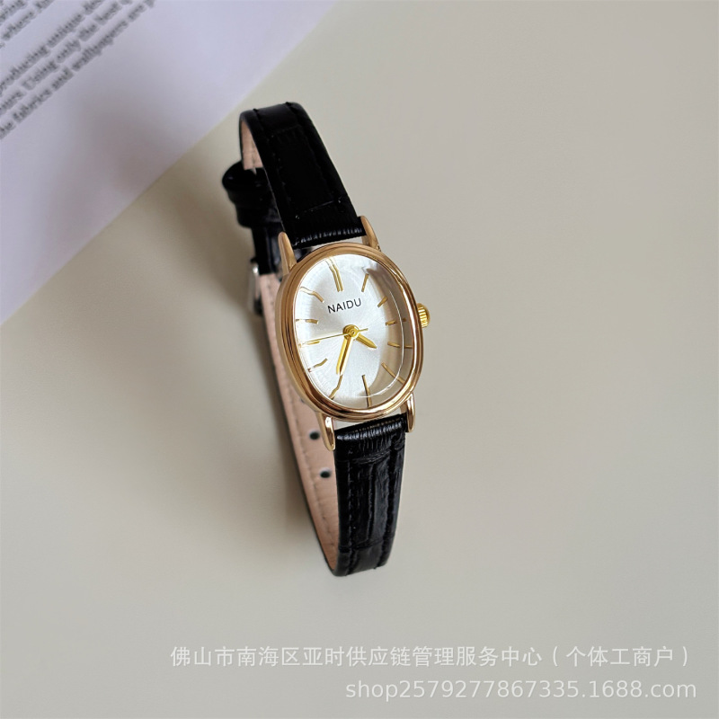 Korean Style Simple Casual Junior High School Female Students Niche High-End Quartz Watch Douyin Hot Sale Wholesale Price