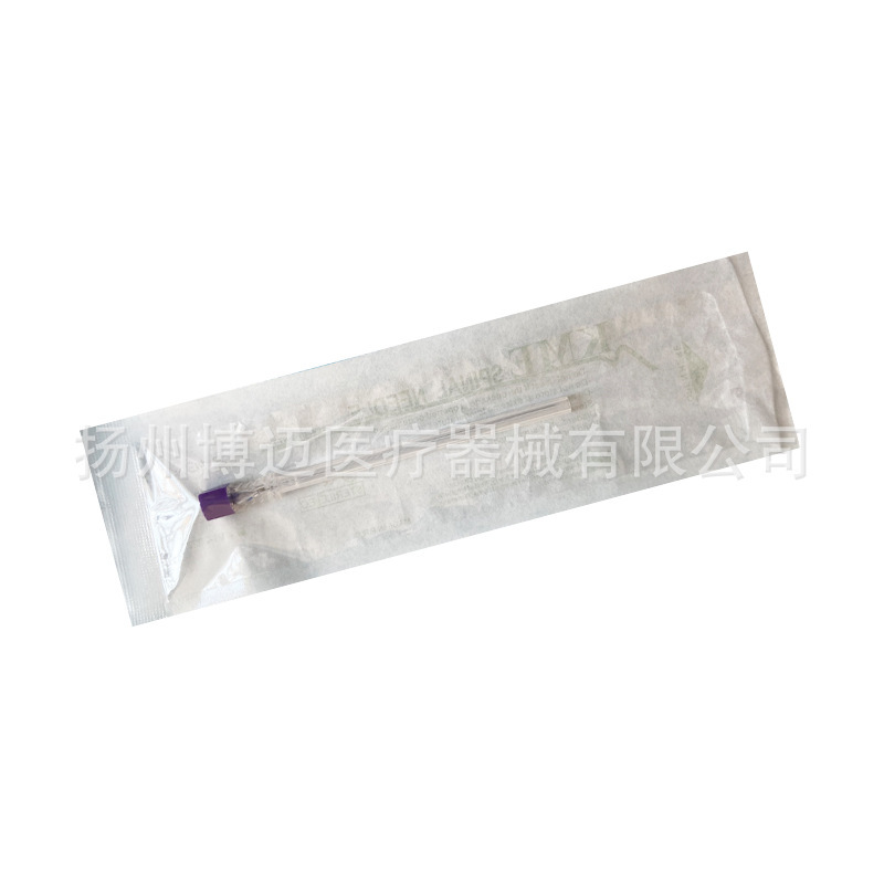 脊髄針 クインケポイント 使い捨て脊髄穿刺針 24G 斜め先端腰椎穿刺針|undefined
