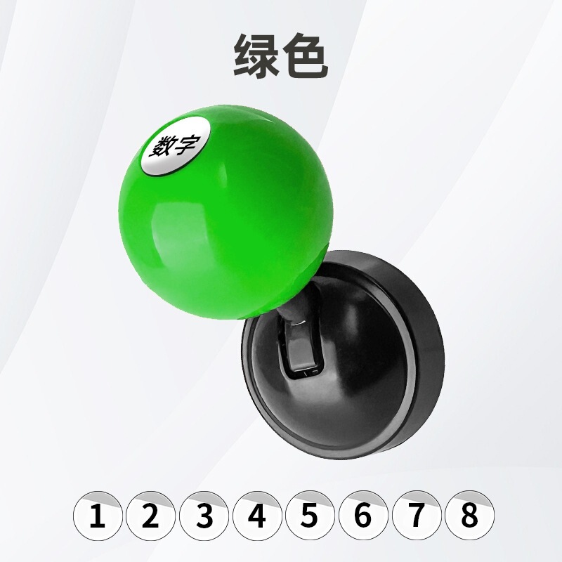 クロスボーダー独立ビリヤードブラック 8 カー用品メタルロッカーカーワンクリックスタート装飾ボタンステッカーパーソナライズ|undefined
