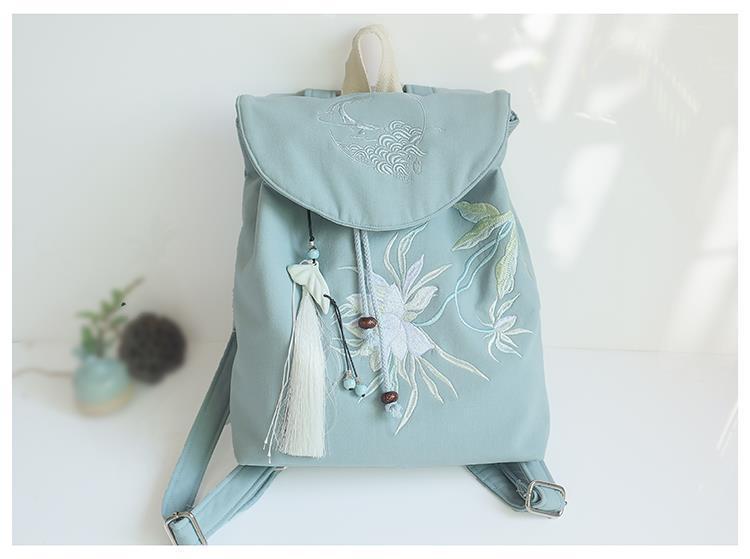 Water Repellent 17 Inch Flower Daily Women's Backpack display picture 1