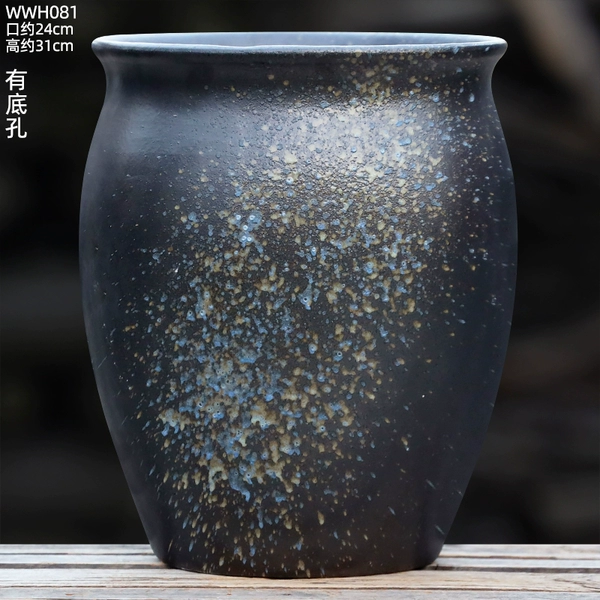 @@₸₸Big tube black sprinkled with dots@