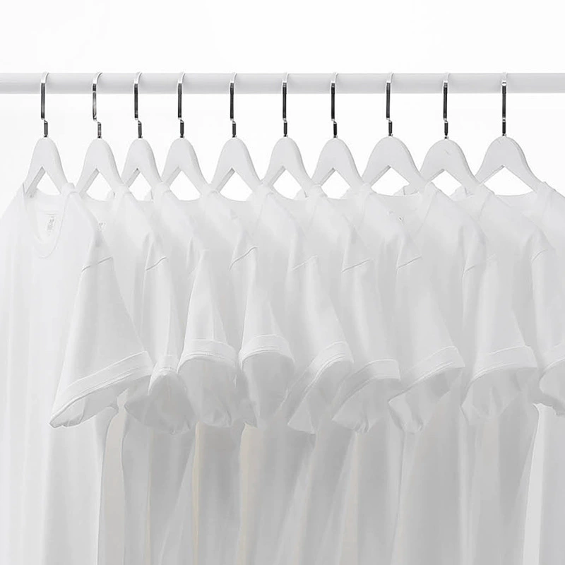 Летняя футболка из чесаного хлопка 220 г, белая универсальная повседневная мужская и женская рубашка с короткими рукавами, белая футболка