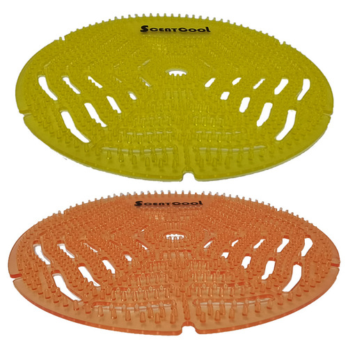 Men's urinal deodorizing aromatic tablets toilet aromatic filter deodorizing anti-splash urinal triangular block can be printed with logo