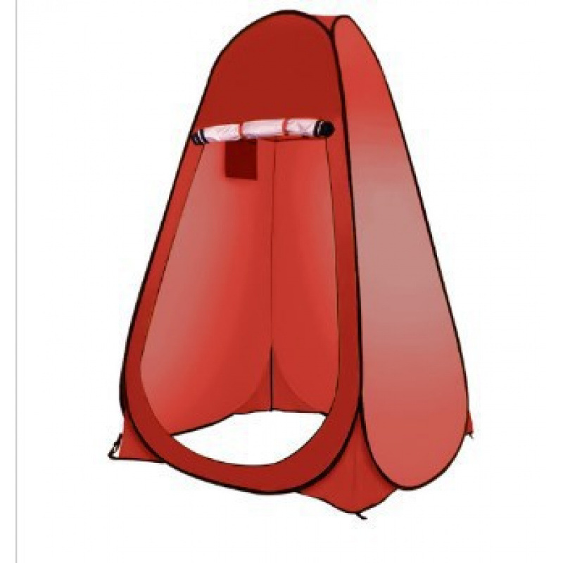 Acampamiento transfronterizo al aire libre baño ducha carpa de baño automático baño de pesca camerino de acero de una sola capa
