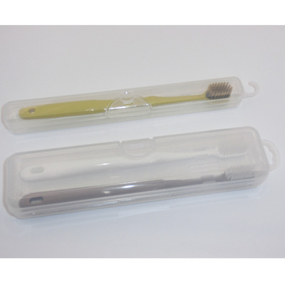 单支双支透明牙刷盒透气防尘收纳盒洗漱盒家用旅行便携牙刷盒定制