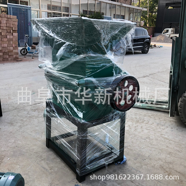 农作物粮食破碎机 双鸭山大产量对辊式破碎机 小型花生碾压碎瓣机