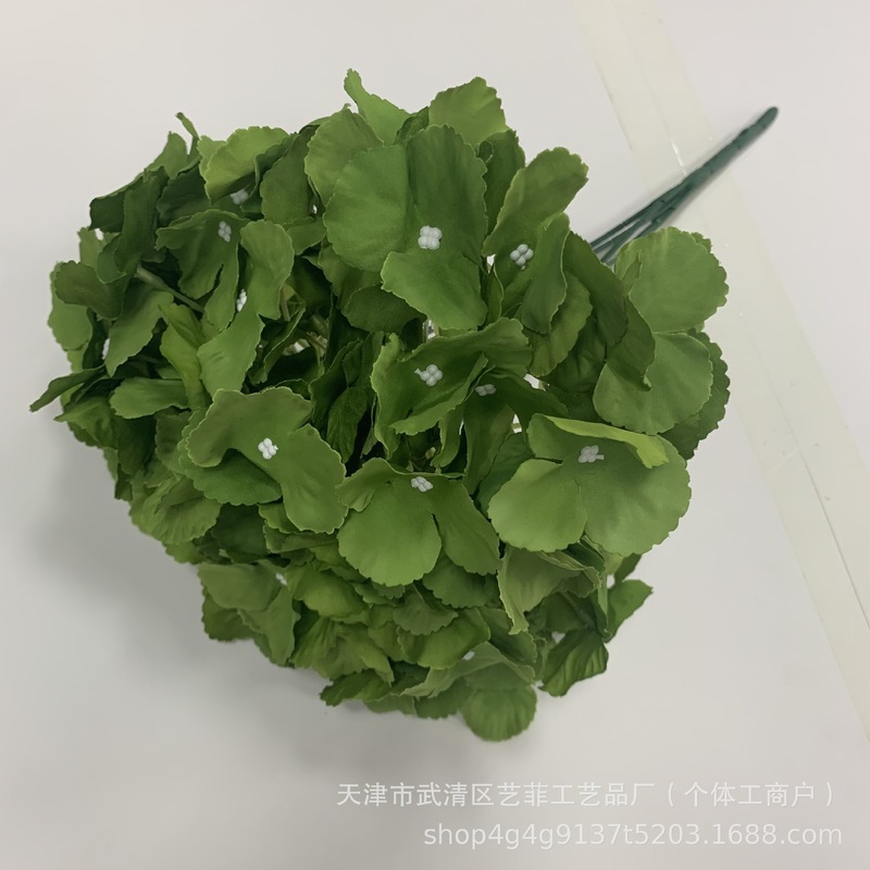 仿真花束5头无叶绣球婚庆假花路引装饰外贸跨境仿真绣球假花家居|undefined