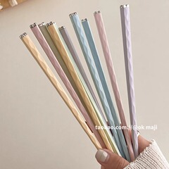 OK マジ シングルパック インスタイル箸 かわいい箸のペア カップルモデル かわいい一人用箸のペア