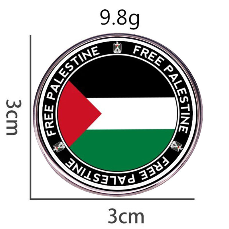 Libre de Palestina broche de la bandera de Palestina pin insignia accesorios de la insignia de aleación de metal image 6