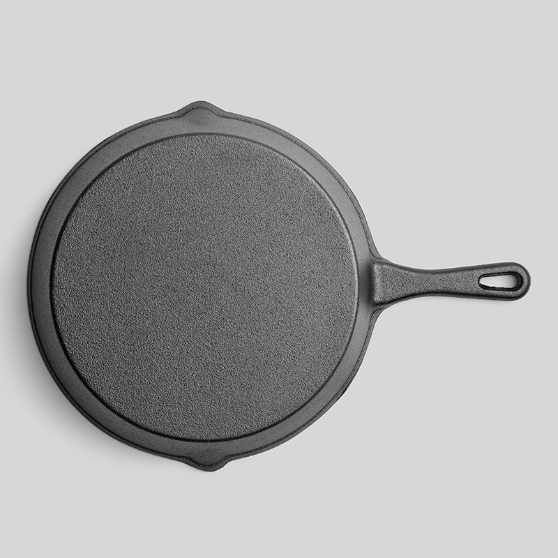 Sartenes de hierro fundido, sartenes de tres piezas, ollas domésticas, ollas de hierro antiguas, tortillas, sartenes antiadherentes sin recubrimiento, juego