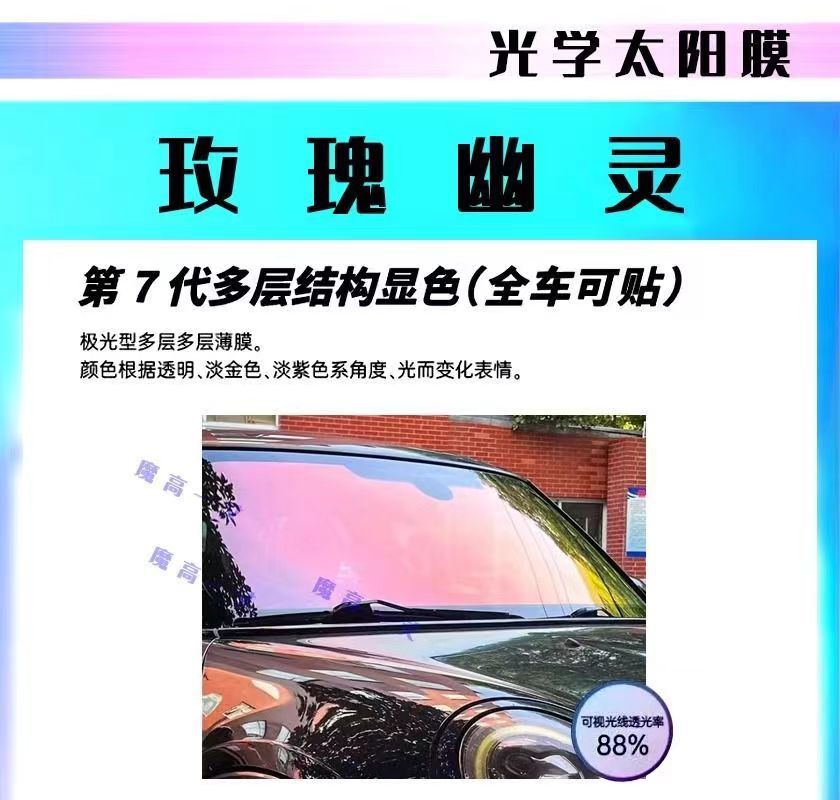 Car Film, Full Car Film, Window Film, Heat Insulation, Sun Protection, Colorful Film, Solar Film, Privacy Film, Front Windshield Film
