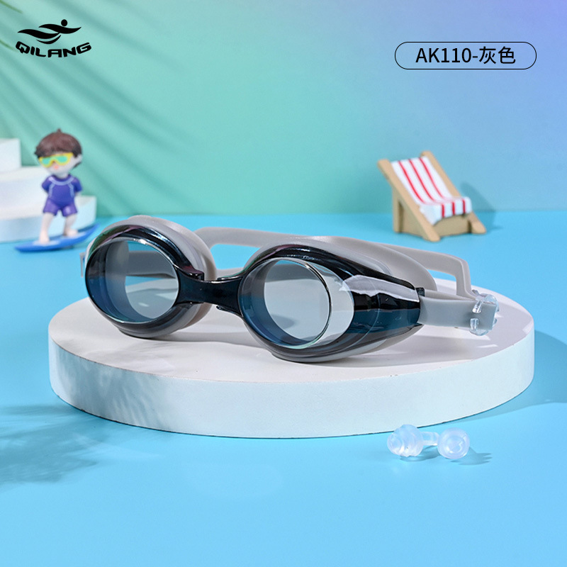 Gafas de Natación Ajustables para Adultos PC Impermeable, Anti-vaho, Ajustable para Natación y Buceo