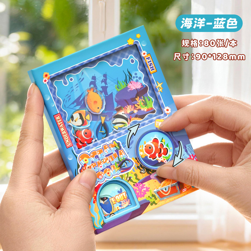 新型のカピバラの卵をねじる機のポケットの本の漫画の学生は携帯して卵のノートの子供の趣味の手帳をねじります。