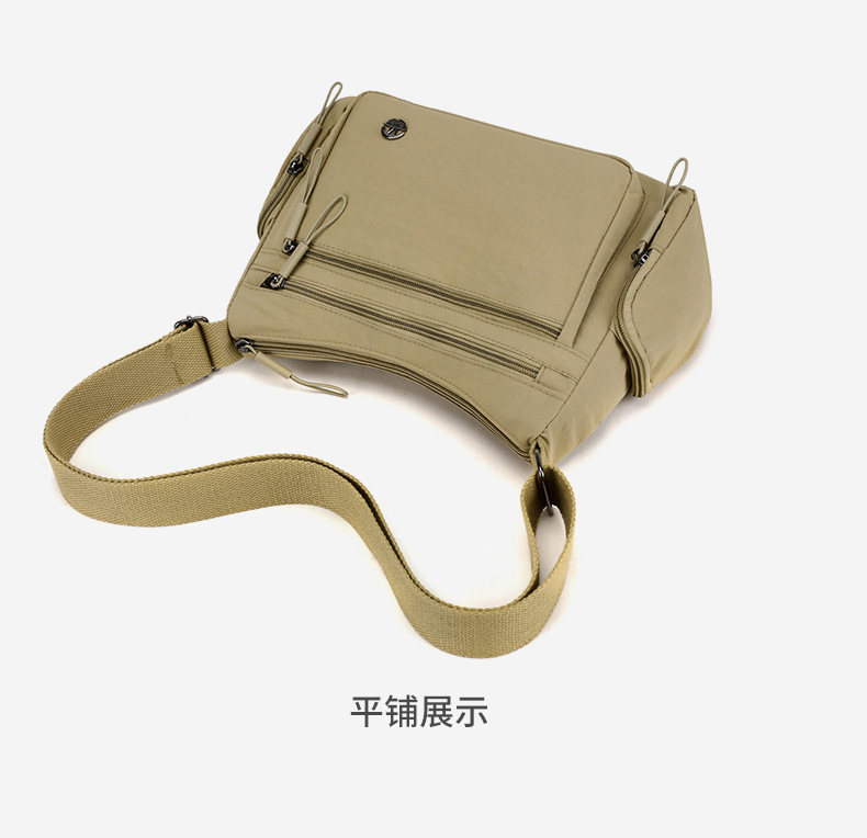 New travel bags: Fashionable crossbody bag for women, nylon large-capacity travel single-shoulder bag for women to work and commute undefined