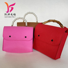 厂家批发大容量毛毡托特包无纺布精致手提包喜庆婚庆伴手礼手提包