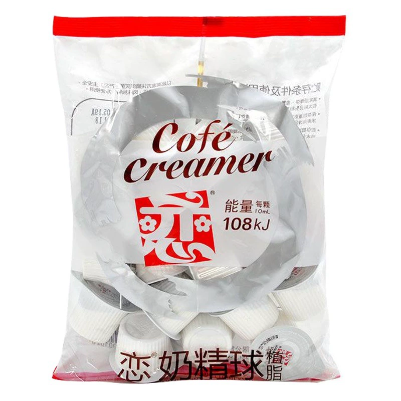 Любовь бренд кофе партнер молоко сперма сахар пакет молоко пакет 50 мешков жира Тайвань любовь молочный шарик оптом