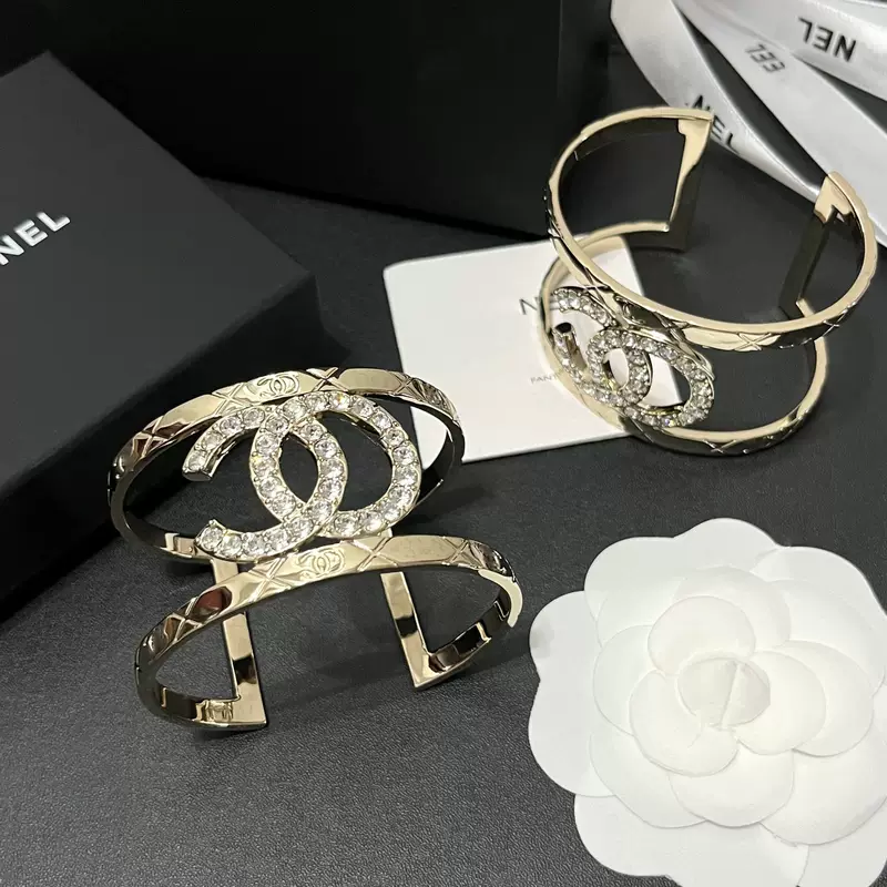 Xiaoxiang 25P пружина и лето новая diamond pattern двойной кристалл полный алмазная полая широкая версия открытая bracelet женский Crush высокийVersion браслет